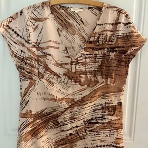 Silence + Noise V-neck Short Sleeve Dress